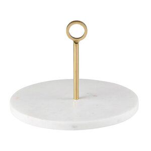 Marble Server with Brass Handle/NWT